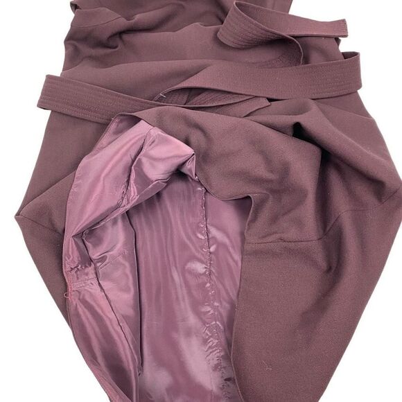 J. Crew Women's Italian Wool Crepe Belted Dress size 10 - Picture 6 of 9